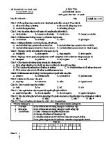 Đề kiểm tra 15 phút môn Sinh Lớp 10 (Ban cơ bản) - Mã đề 135 - Trường THPT Lê Lợi